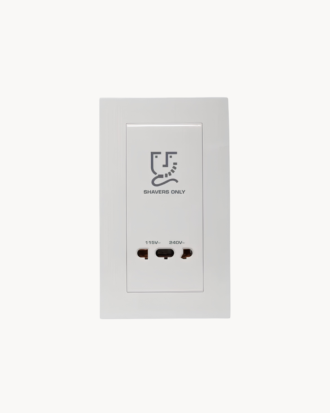 Schneider Vivace E universal shaver socket, white
