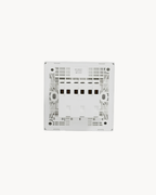 Schneider Vivace E 16AX 3 gang switch, white, detail view