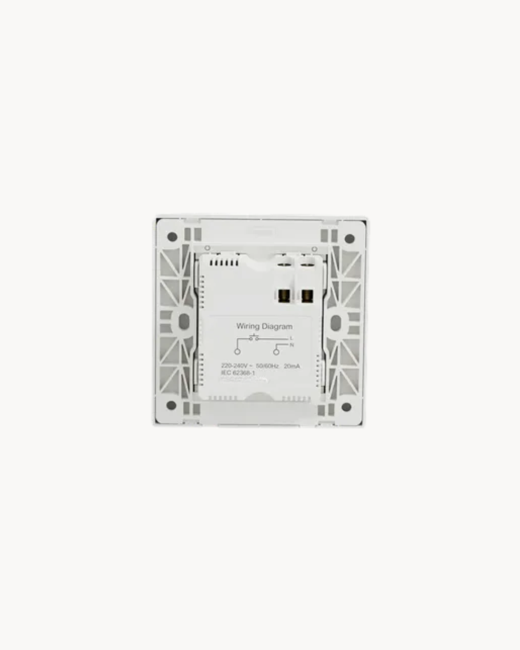 Schneider Vivace E door chime, white, detail view
