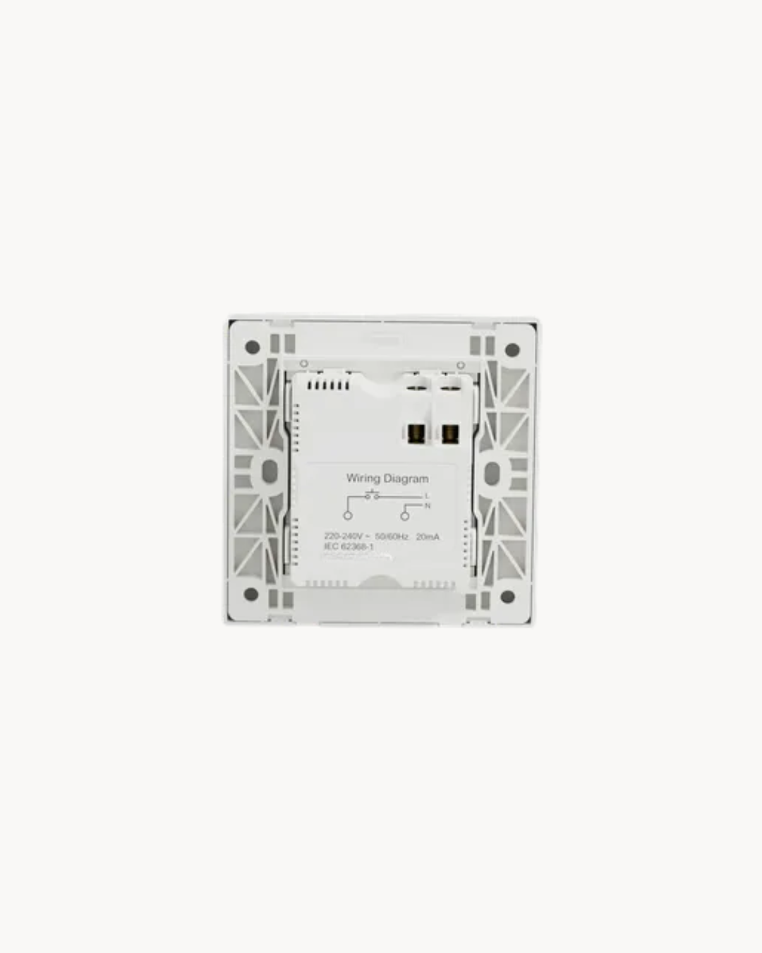 Schneider Vivace E door chime, white, detail view