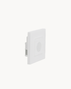 Schneider Vivace E door chime, white, angled view