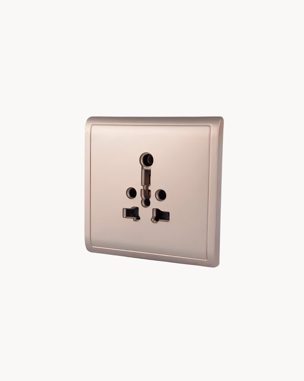 Schneider Pieno 16 A international socket, Wine Gold
