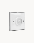 Schneider S-Classic IP54 weatherproof bell press, white