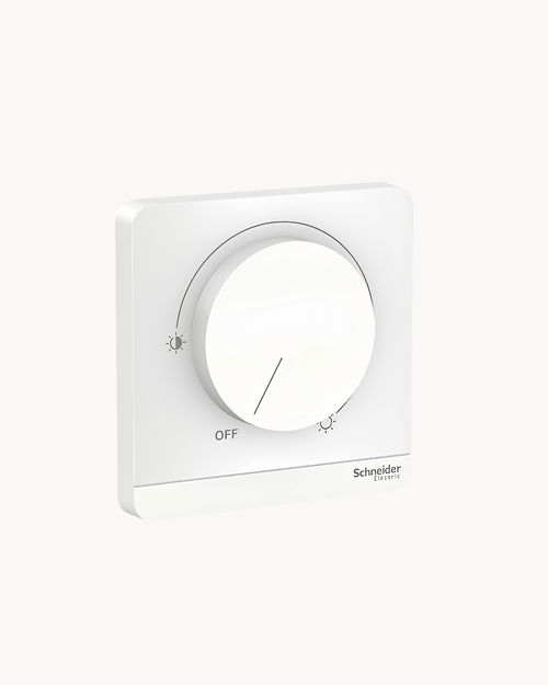 Schneider AvatarOn fan dimmer, White