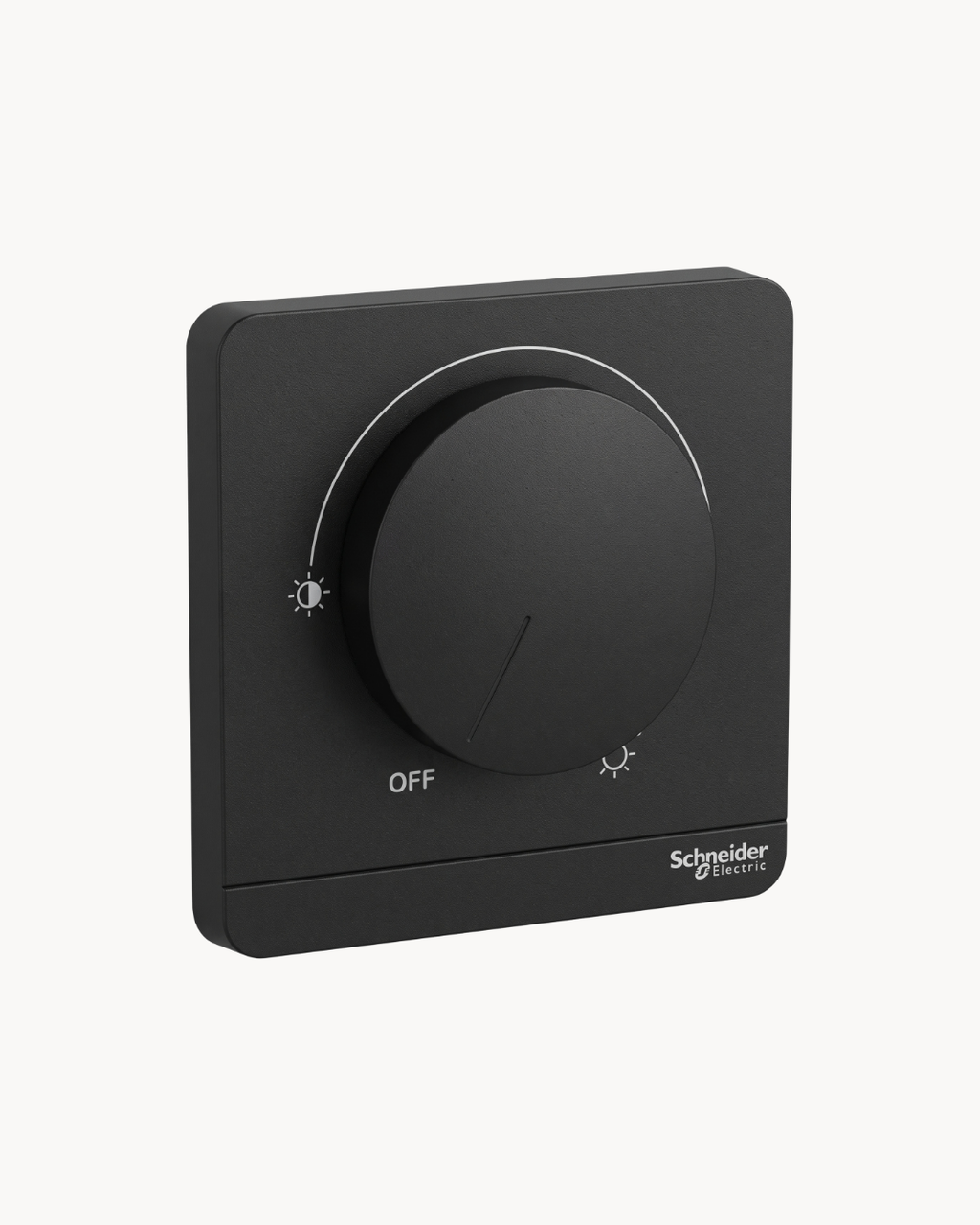 Schneider AvatarOn fan dimmer, Dark Grey