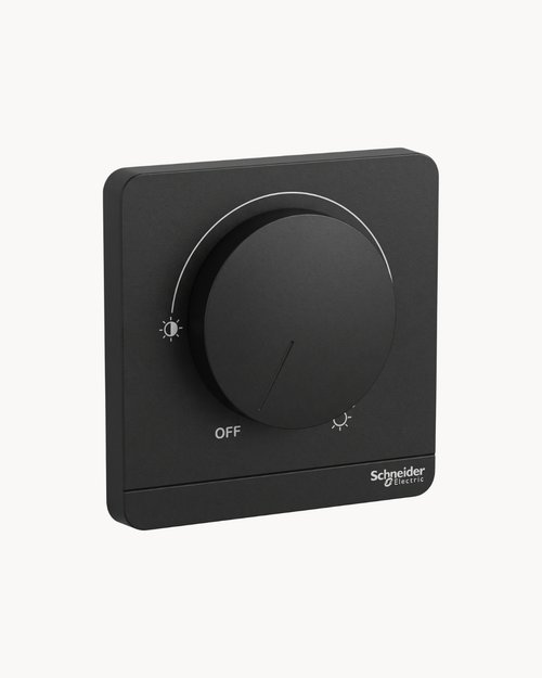 Schneider AvatarOn fan dimmer, Dark Grey