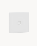 Schneider Vivace E 1 gang shuttered telephone outlet, white