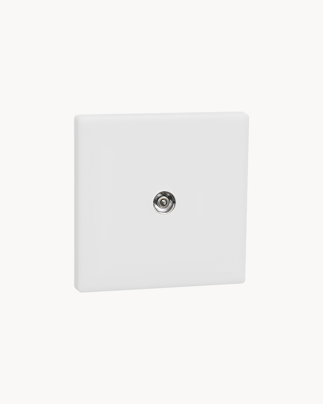 Schneider Vivace E 1 gang TV outlet, white