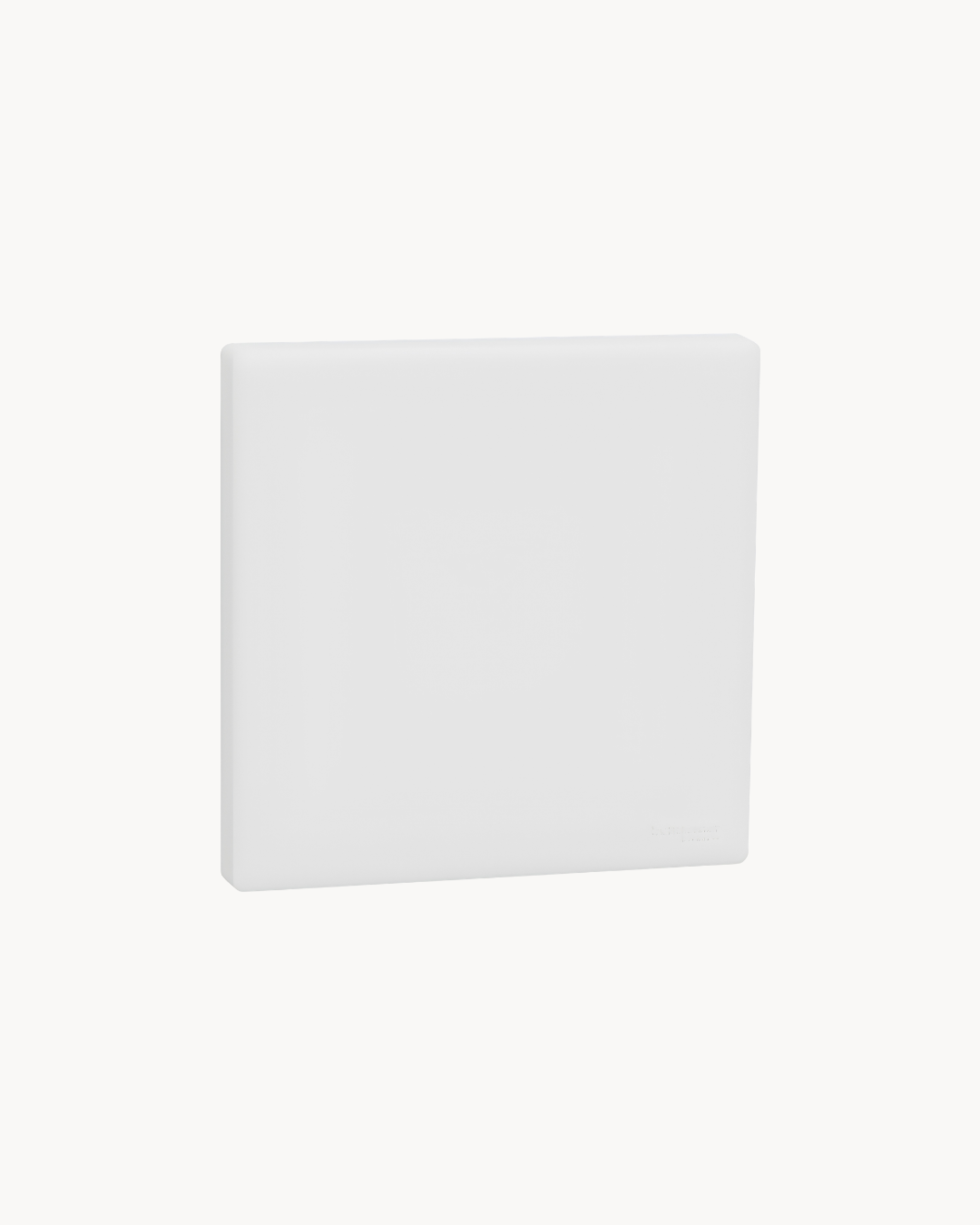 Schneider Vivace E 1 gang blank plate, white