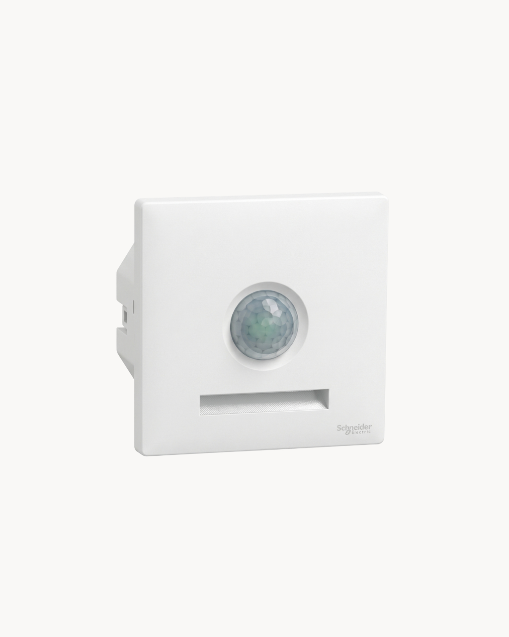 Schneider Vivace E night foot light with PIR sensor, white